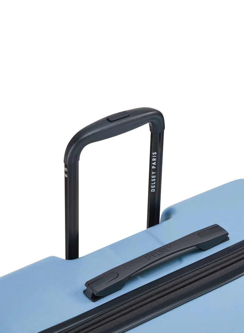 DELSEY Paris Camelia 82 Cm Large 4-Double Wheeled Expandable Check-In Luggage Trolley Case - Light Blue